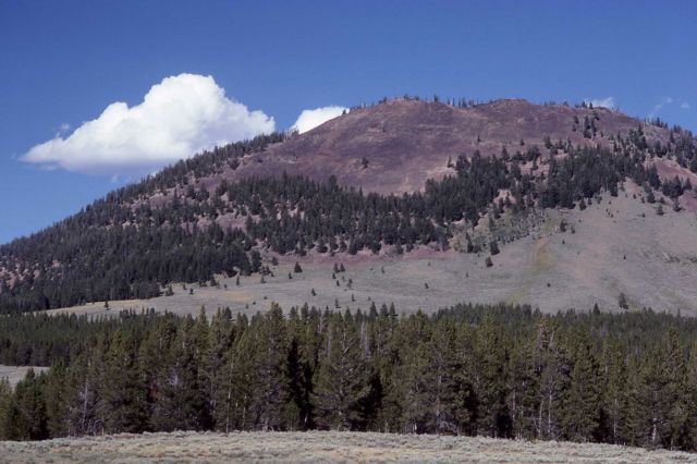 Bunsen Peak from Swan Lake flats Picture