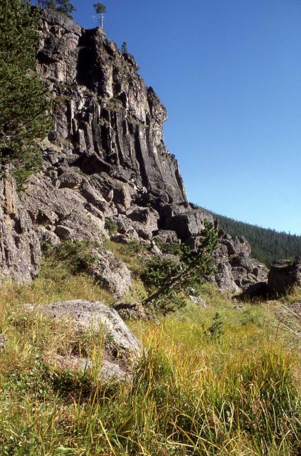 Obsidian Cliff Picture