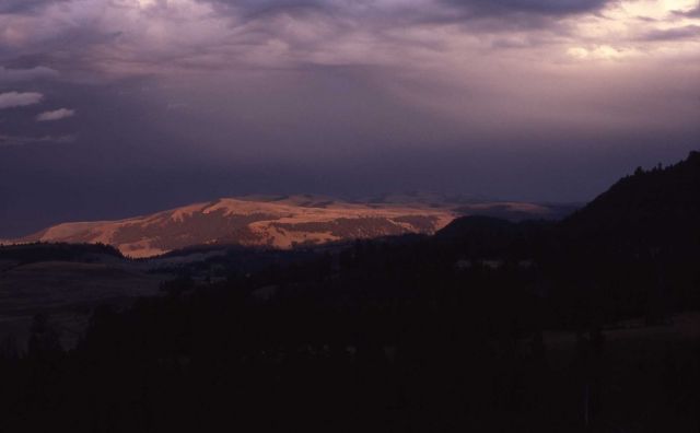 Sun break shining on Specimen Ridge Picture