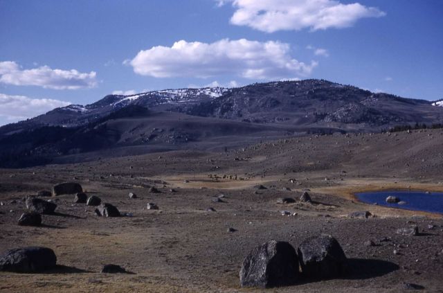 Glacial erratics & ponds near Tower Junction Picture