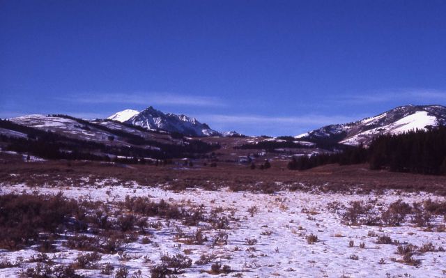 Electric Peak with snow Picture