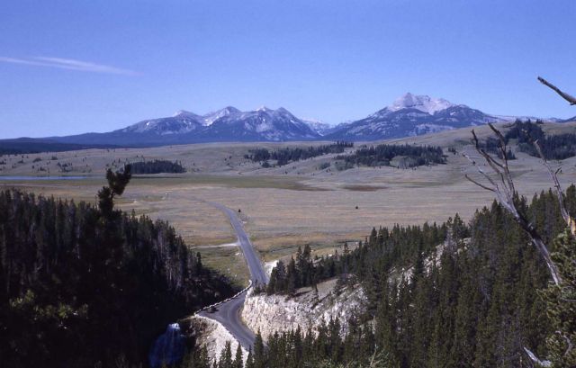 Swan Lake Flats & mountains as seen from Bunsen Peak Picture