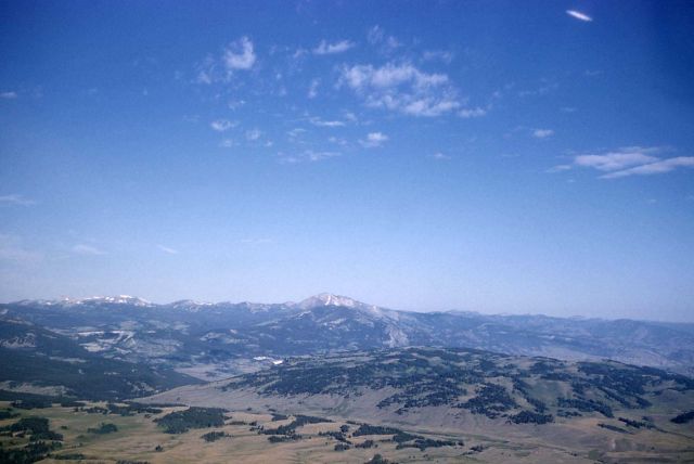 Aerial of Electric Peak as seen from the Blacktail area Picture