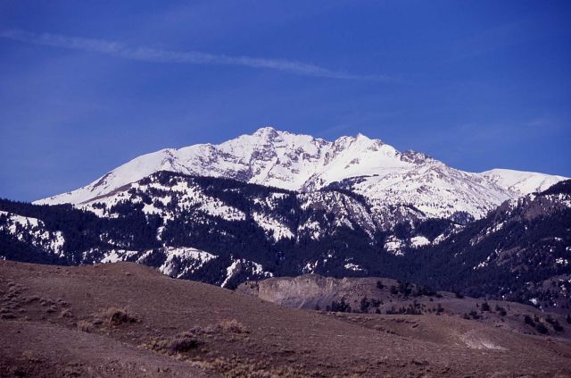 Electric Peak with snow Picture