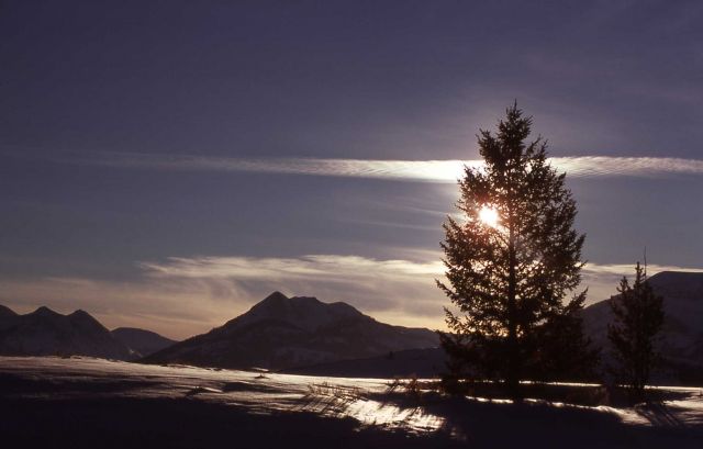 Gallatin Range as seen from Terrace Mountain Picture