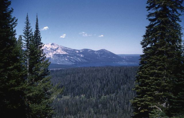 Heart Lake & Mt Sheridan from Chicken Ridge Picture