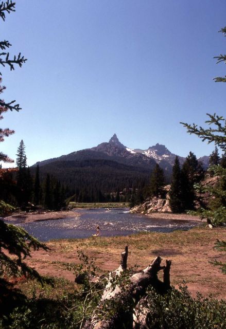 Clarks Fork of the Yellowstone with Pilot & Index Peaks in background - east of Cooke City Picture