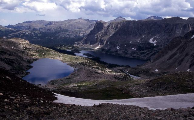 Macon & Washakie Lakes, Wind River Range, Popo Agie Wilderness, Shoshone National Forest, Wyoming Picture