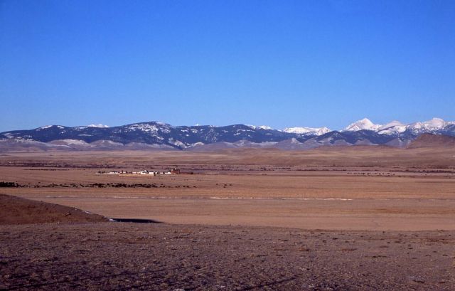 Cattle ranch on the Beaverhead River near Dillon, Montana Picture