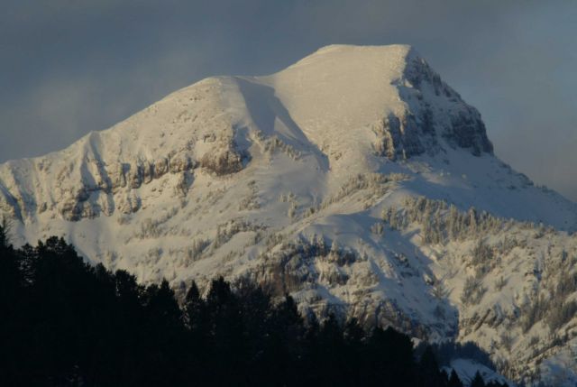 Barronette Peak in the winter Picture