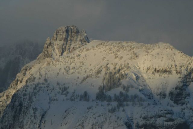 Abiathar Peak in the winter Picture