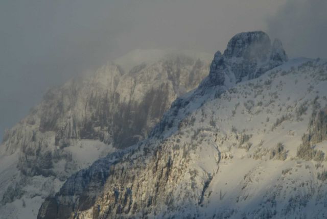 Abiathar Peak in the winter Picture