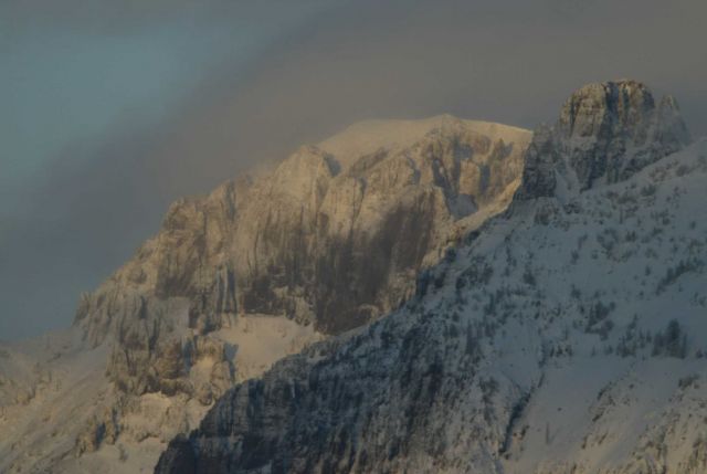 Abiathar Peak in the winter Picture