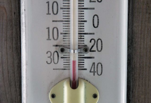 Thermometer, reading -33F, Silver Gate, MT Picture