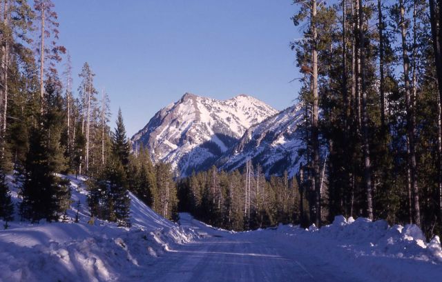 Republic Mtn. in the winter Picture