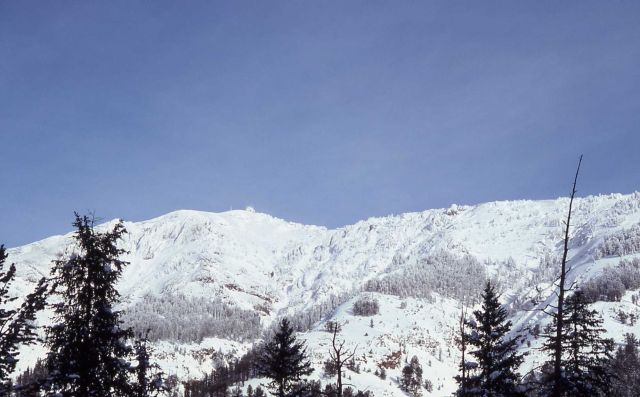 Mount Washburn in the winter Picture