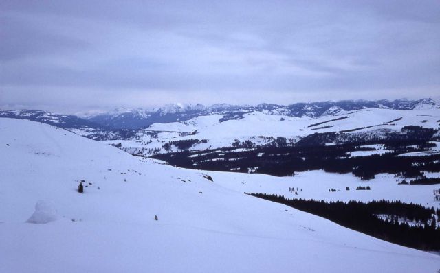 Winter view as seen from Mae West curve Picture