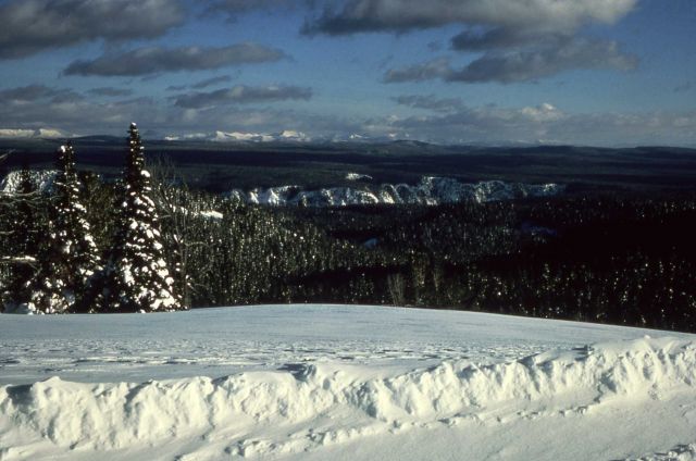 Winter view as seen from Caldera overlook Picture