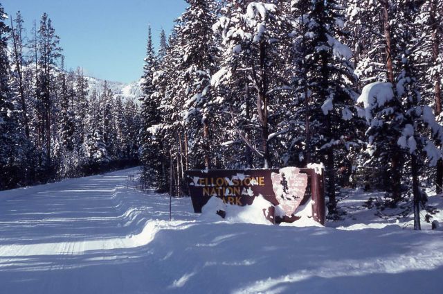 Northeast entrance with snow in the winter Picture