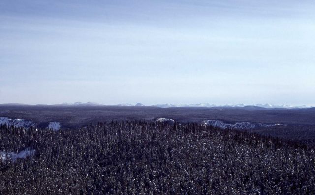 Caldera view in the winter Picture