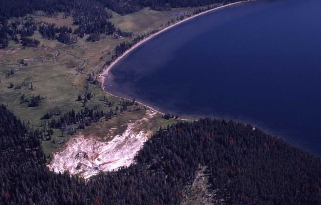 Aerial of Heart Lake Picture