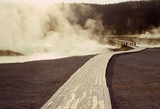 Black Warrior Lake & Hot Lake - Midway & Lower Geyser Basin Picture