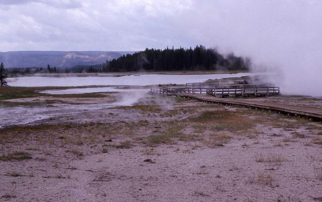 Hot Lake in the Firehole Lake area - Midway & Lower Geyser Basin Picture