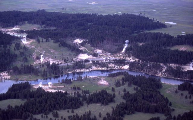 Aerial view of Mud Volcano Picture