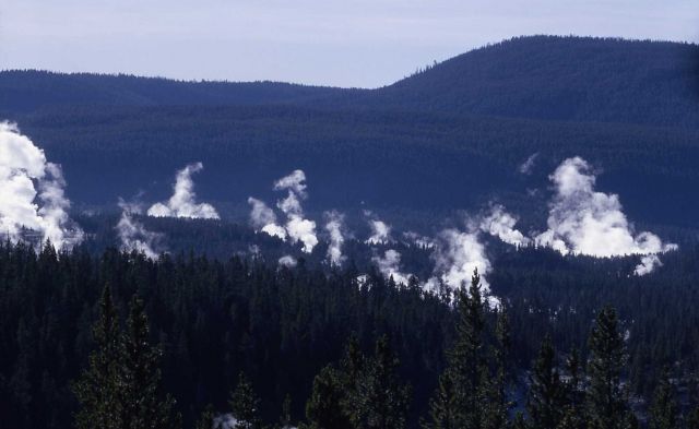 Norris Geyser Basin Picture