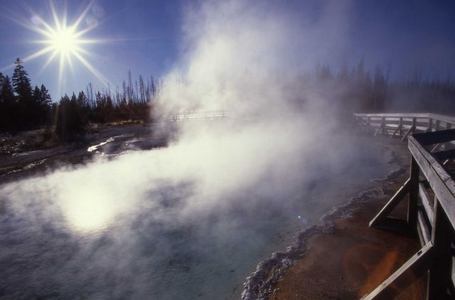 Black Pool - West Thumb Geyser Basin Picture