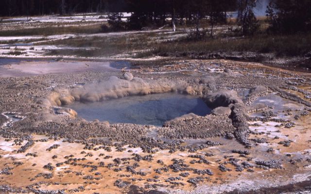 Rustic Geyser - Heart Lake Geyser Basin Picture