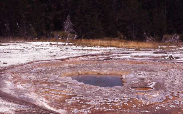 Rustic Geyser - Heart Lake Geyser Basin Picture