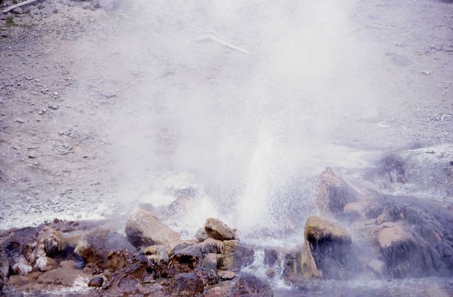Spray Geyser - Midway & Lower Geyser Basin Picture
