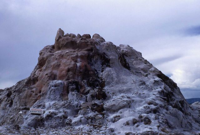 White Dome Geyser cone - Midway & Lower Geyser Basin Picture
