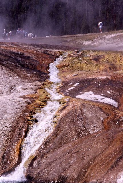 Run off channel from Excelsior Geyser - Midway & Lower Geyser Basin Picture