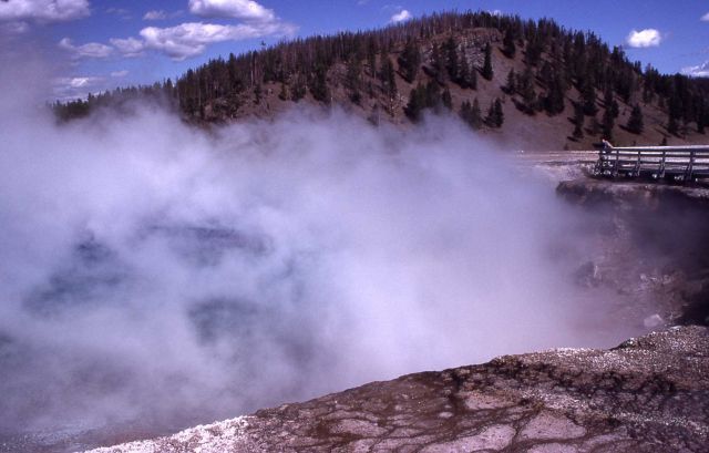 Excelsior Geyser crater - Midway & Lower Geyser Basin Picture