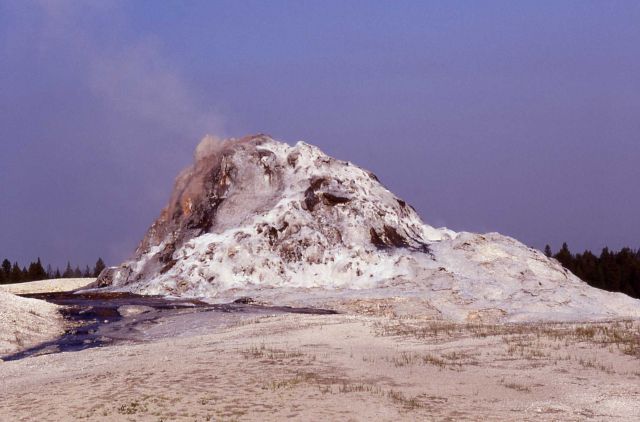 White Dome Geyser - Midway & Lower Geyser Basin Picture