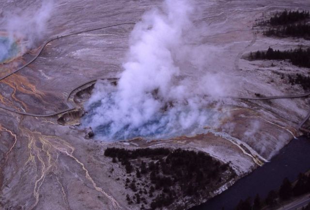 Excelsior Geyser - Midway & Lower Geyser Basin Picture
