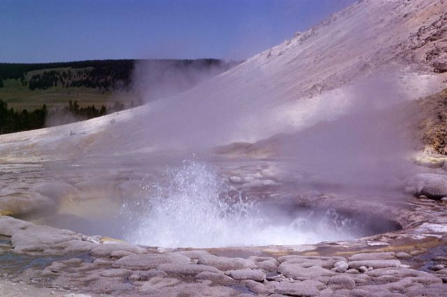 Sulphur Spring (also known as Crater Hills Geyser), Crater Hills area, Hayden Valley - Mud Volcano area Picture