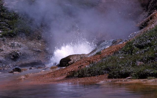 Blood Geyser at Artists' Paintpots - Gibbon Geyser Basin Picture