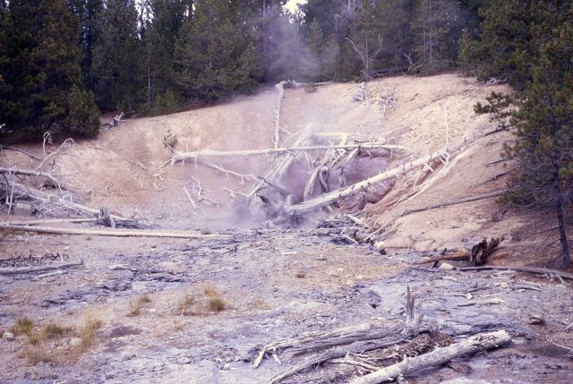 Ebony Geyser, inactive - Norris Geyser Basin Picture