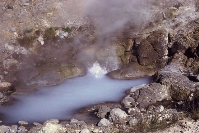 Basin Geyser vent - Norris Geyser Basin Picture