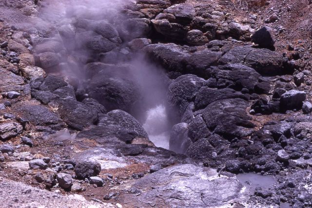 Basin Geyser vent - Norris Geyser Basin Picture