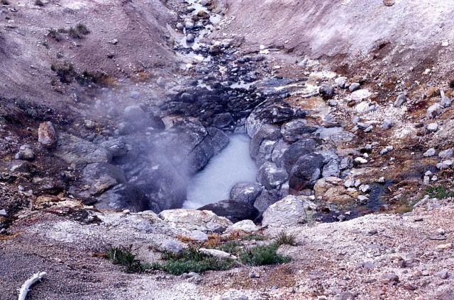Basin Geyser vent - Norris Geyser Basin Picture