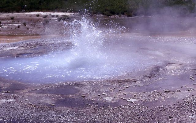 Glacial Melt Geyser - Norris Geyser Basin Picture