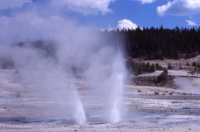 Fan Geyser - Norris Geyser Basin Picture