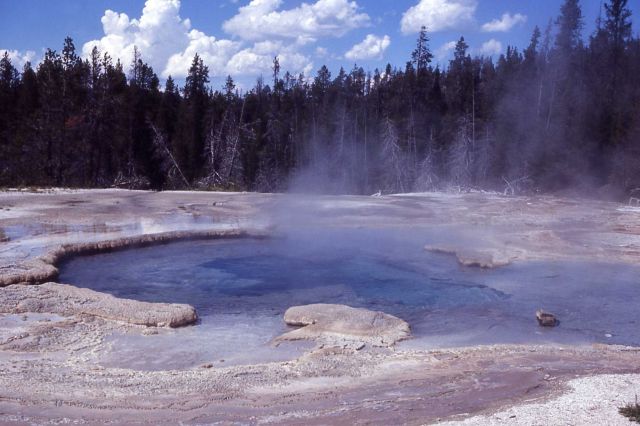 Solitary Geyser - Upper Geyser Basin Picture