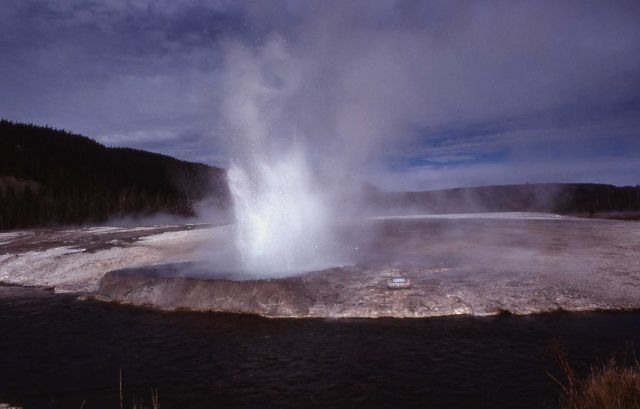 Cliff Geyser - Upper Geyser Basin Picture