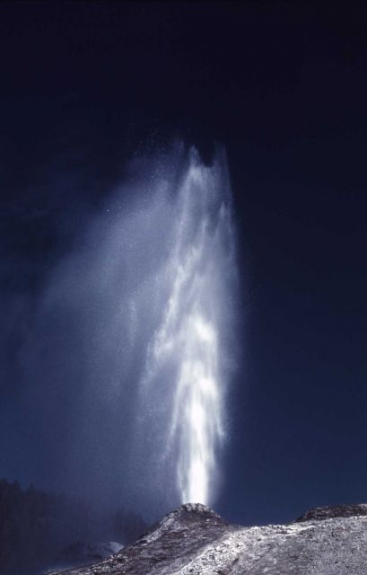 Big Cub Geyser - Upper Geyser Basin Picture