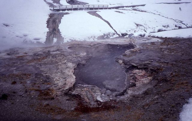 Clsoe up of Cascade Geyser - Upper Geyser Basin Picture